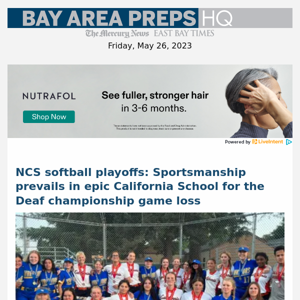 NCS softball playoffs: Sportsmanship prevails in epic California School for the Deaf championship game loss