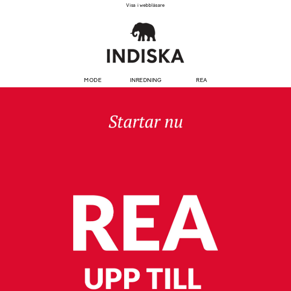 Online Only: Säsongens REA startar NU!