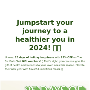 Jumpstart your journey to a healthier you in 2024! 🚀✨