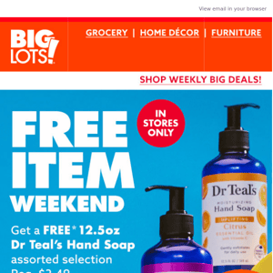 ACT FAST! FREE Dr Teal’s hand soap ENDS TODAY! ⏳