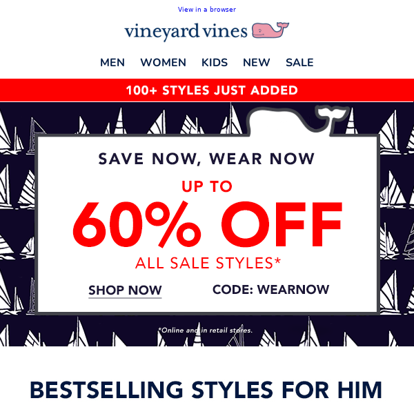 Sale On Sale: Up To 60% Off 100+ NEW Styles