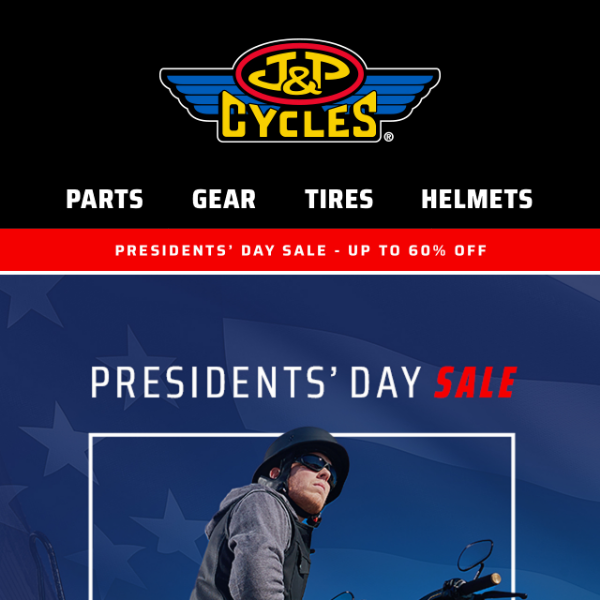 Presidents’ Day Sale! Save Up To 60%