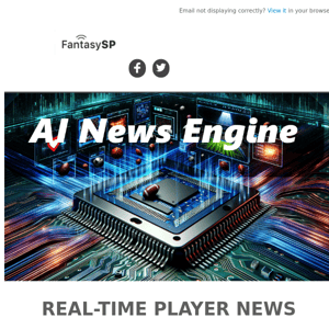 Announcing the first AI Powered Real-time Player News Engine- An Industry First