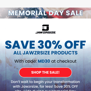 Our Memorial Day Sale is LIVE! 🇺🇸