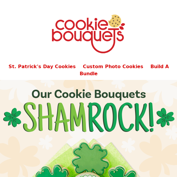 ☘️Our St. Pat’s cookies sham-ROCK!