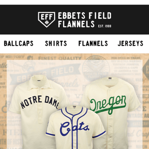 Ebbets Field Flannels Durham Bulls 1947 Home Jersey