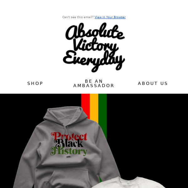 Celebrate Black History Month with our NEW Drop!