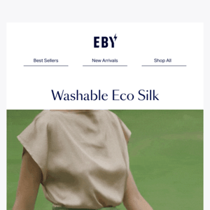 New Affordable Luxury: Washable Eco Silk