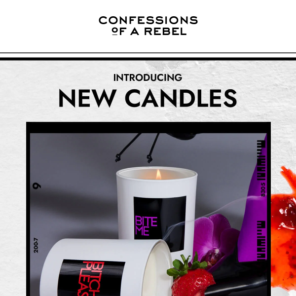 Get Lit With our TWO NEW CANDLES