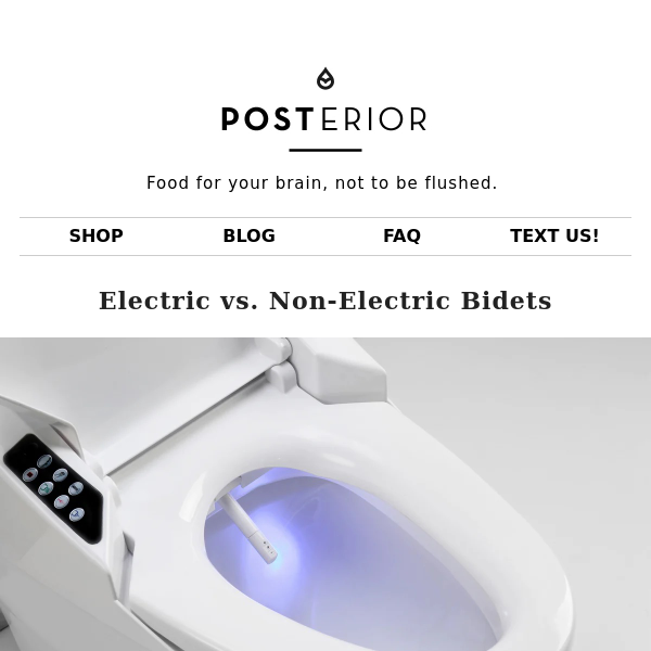 Electric vs. Non-Electric Bidets