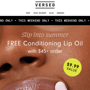 Dive in: FREE Conditioning Lip Oil 🌊
