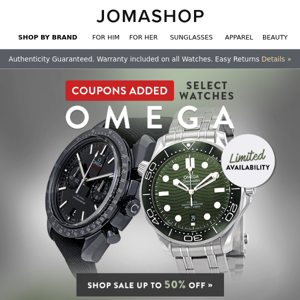 🚨 OMEGA WATCHES DEALS 🚨 (Extra $1000 OFF)