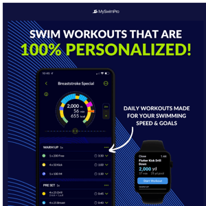 How MySwimPro Personalizes Your Workouts 🏊‍♂️ 📲