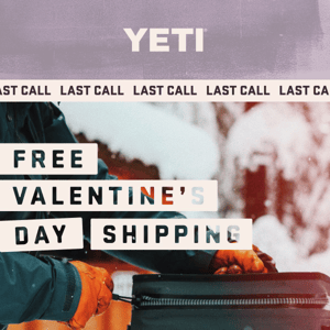 Free Valentine’s Day Shipping Ends Tonight