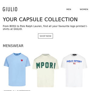 Your Capsule Collection: Logo T-Shirts