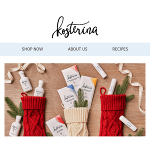 Kosterina’s Favorites, Now as Stocking Stuffers 🎄