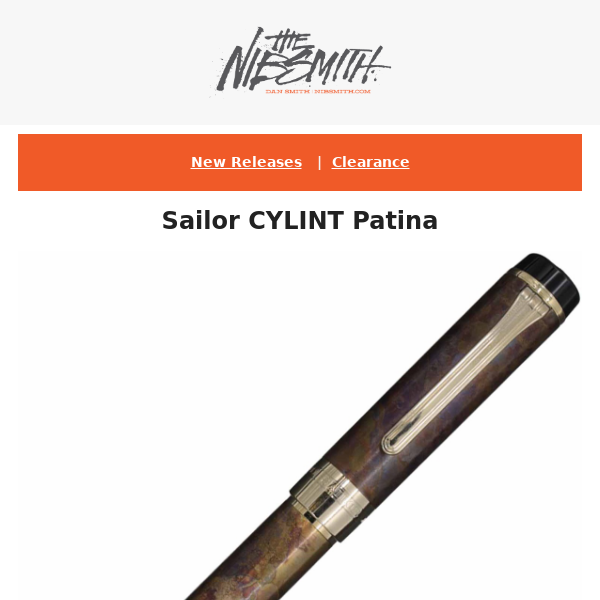 Sailor CYLINT Brass Patina, Kaweco ART & EBONITE Sports - The Nibsmith