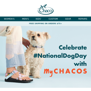 Paw-sonalize your Chacos 🐶💛