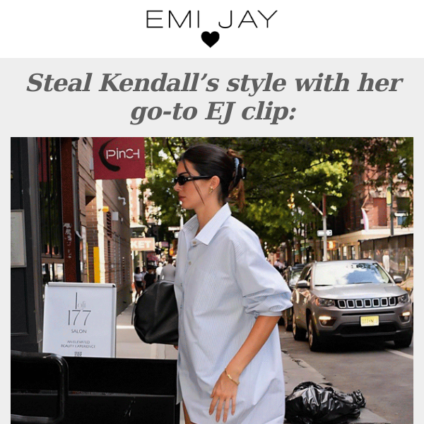 SPOTTED: Kendall Jenner in Noir