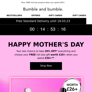 Happy Mother's Day - 20% OFF 💖