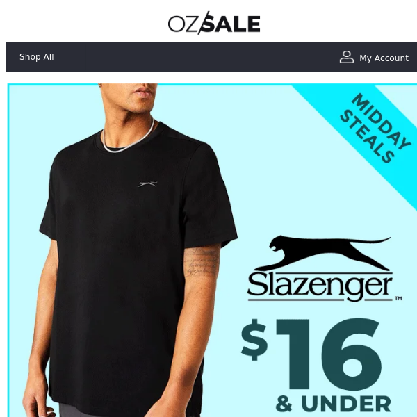 Slazenger Men's Apparel $16 & Under