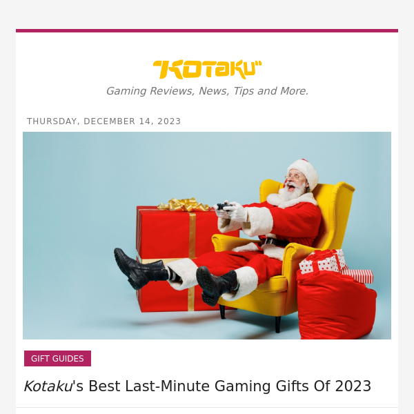 Kotaku's Best Last-Minute Gaming Gifts Of 2023