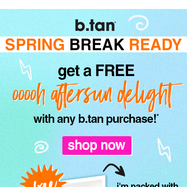 🧡 free ooooh aftersun delight with any purchase 🧡