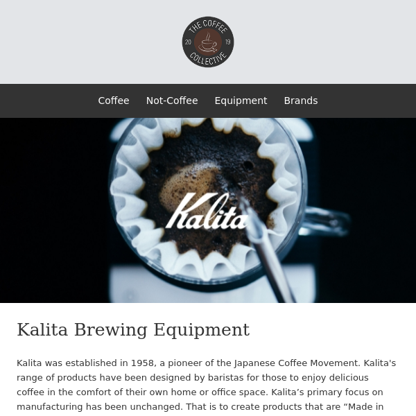 Kalita Brewing Equipment  ☕️