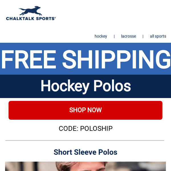 Polos Your Hockey Player Will LOVE!