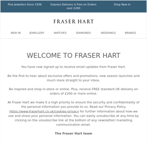 Welcome to Fraser Hart