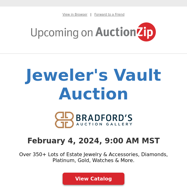 Jeweler's Vault Auction