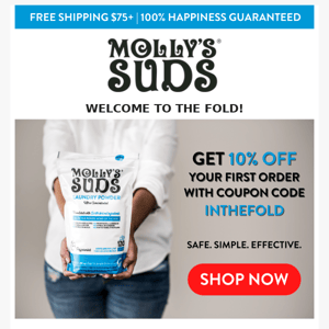 Welcome to The Fold + Save 10% Right Now!