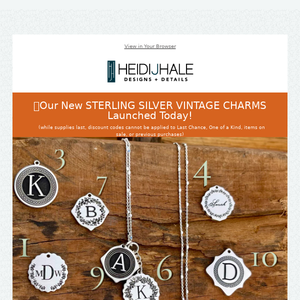 HeidiJHale Custom Engraved Sterling Silver Keychain - Handmade