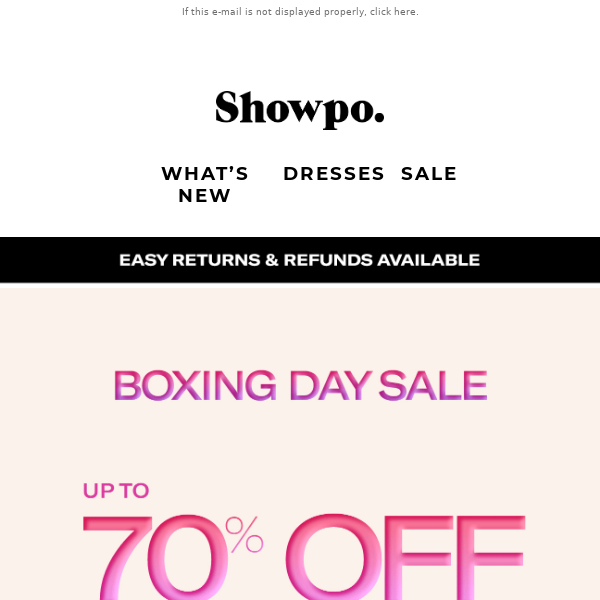 Incoming... Extra 30% Off + Up To 70% Off