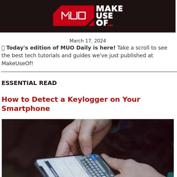🕵 Worried About a Smartphone Keylogger Tracking Your Keystrokes? Here's How You Can Detect It