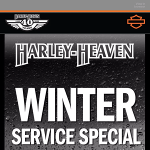 HUGE Winter Service Special - BOOK NOW!