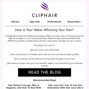 How Is Your Water Affecting Your Hair?💭