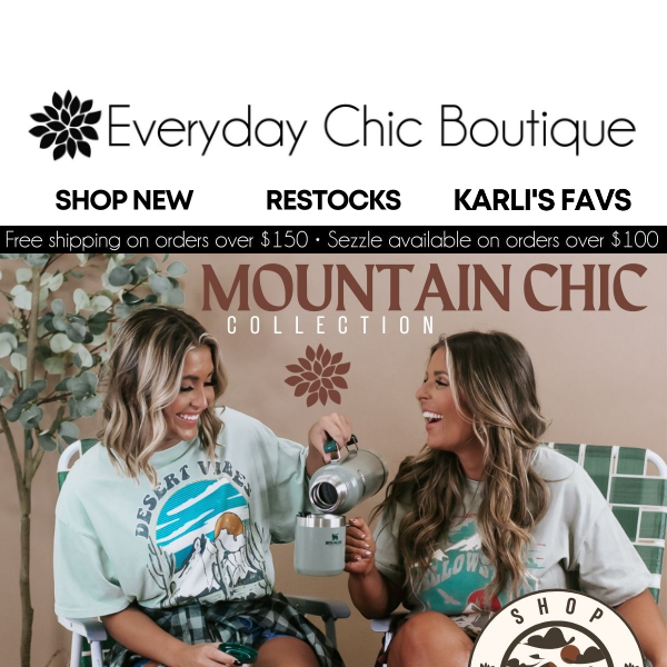 The Mountain Chic Collection has LAUNCHED 🏕