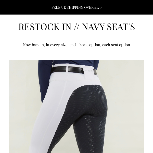 FW: HUGE Navy Seat Whites BACK IN NOW