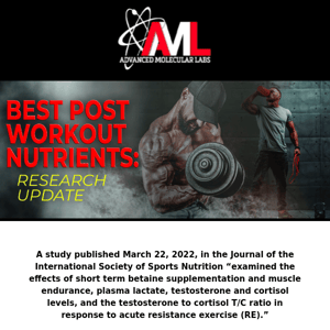 Research Update: Best Post-Workout Nutrients