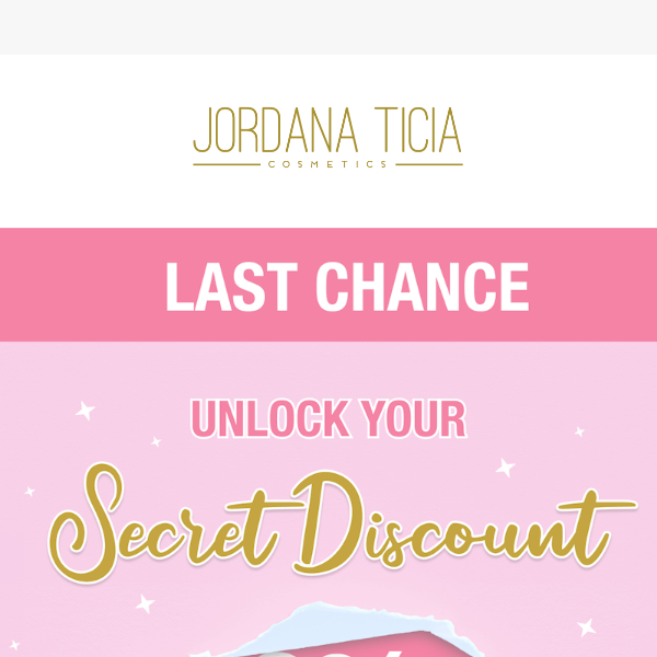 LAST CHANCE ❣️ Your 25% off discount is about to expire, Jordana Ticia UK