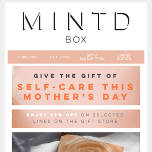 Treat Mum + 25% OFF Selected Lines
