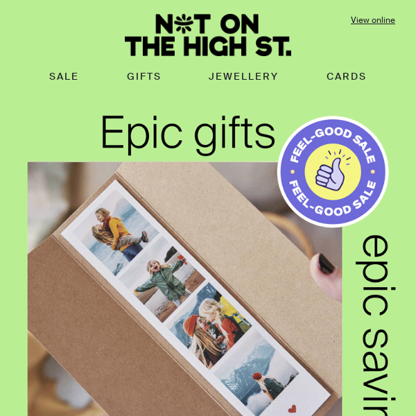 Amazing gift ideas + sale = happy days 💛