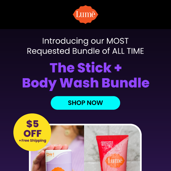 Introducing the Stick + Body Wash Bundle