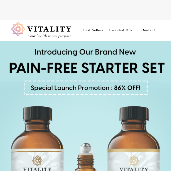 Vitality Extracts Frankincense Essential Oil for Pain Relief