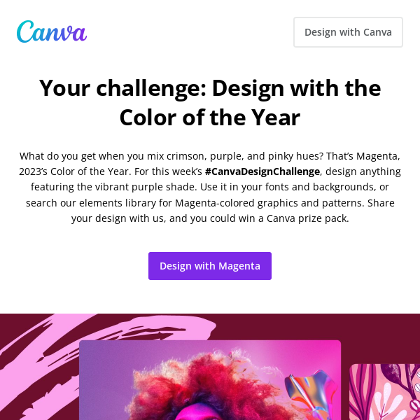 One color, infinite possibilities #CanvaDesignChallenge