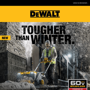 Tackle Winter with a Cordless Snow Blower