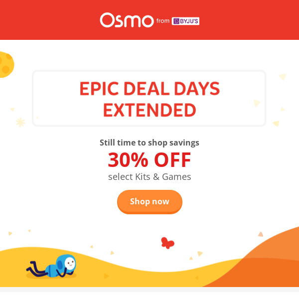 ⏱️ Epic Deal Days EXTENDED!