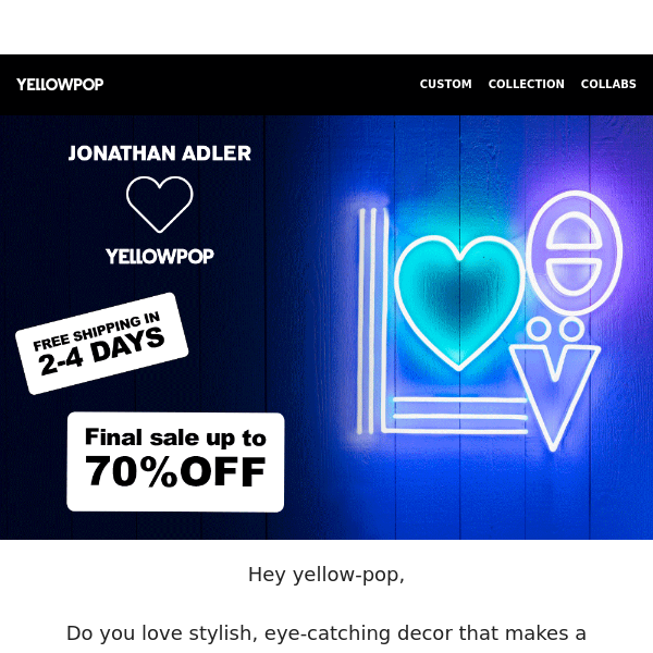 Last Chance: Up to 70% off Jonathan Adler!😱