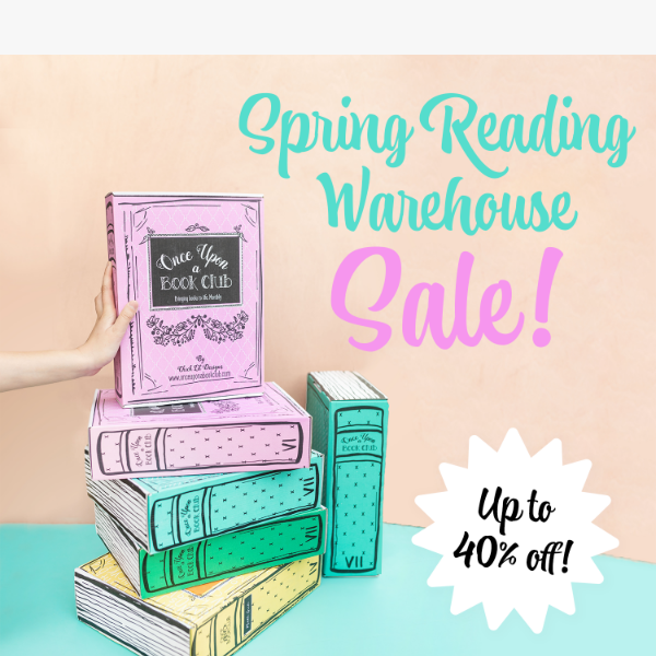 The Spring Reading Warehouse Sale is Coming!